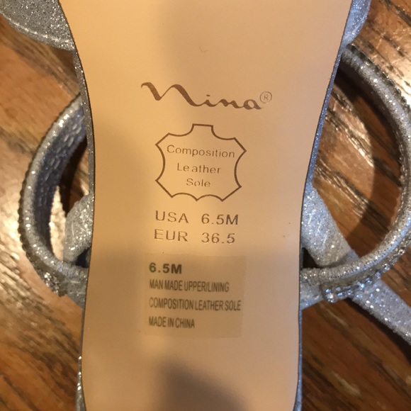 Nina Women’s Berit Pump Heels, Silver - Picture 3 of 6